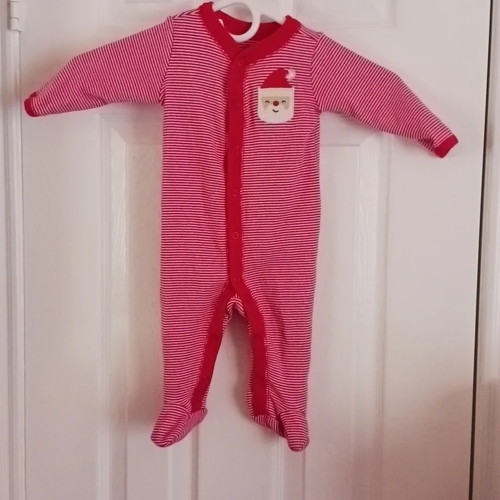 CARTER'S Candy Cane Striped Pajamas
